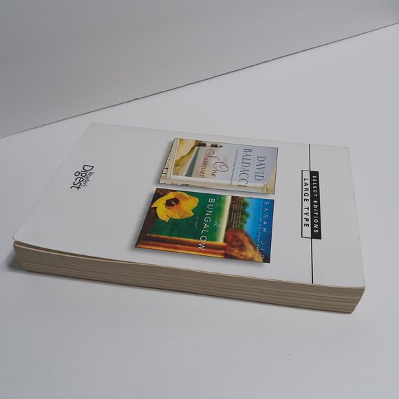 LARGE PRINT One Summer David Baldacci Bungalow Sarah Jio Paperback Readers Diges - Picture 5 of 11